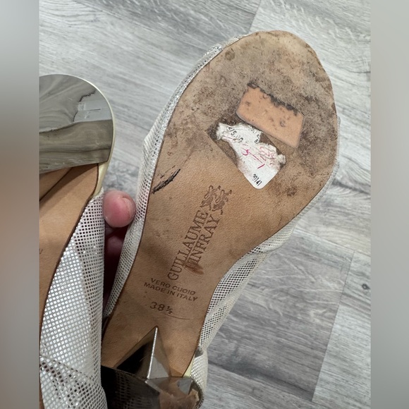 Guillaume Hinfray Silver slingback - Picture 8 of 10